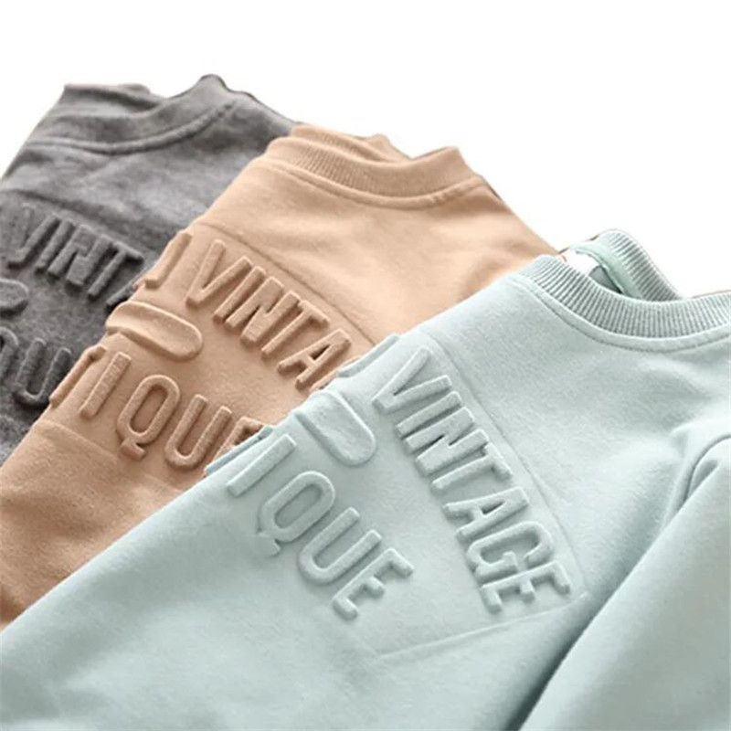 Custom Streetwear 3D Emboss Sweatshirt Print Hoodie Embossed Sweatshirts Men