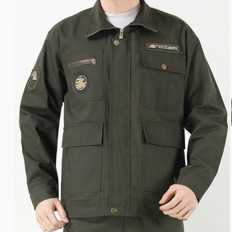 Men Work Uniform Work Wear Jacket for Spring and Autumn Labor Protection