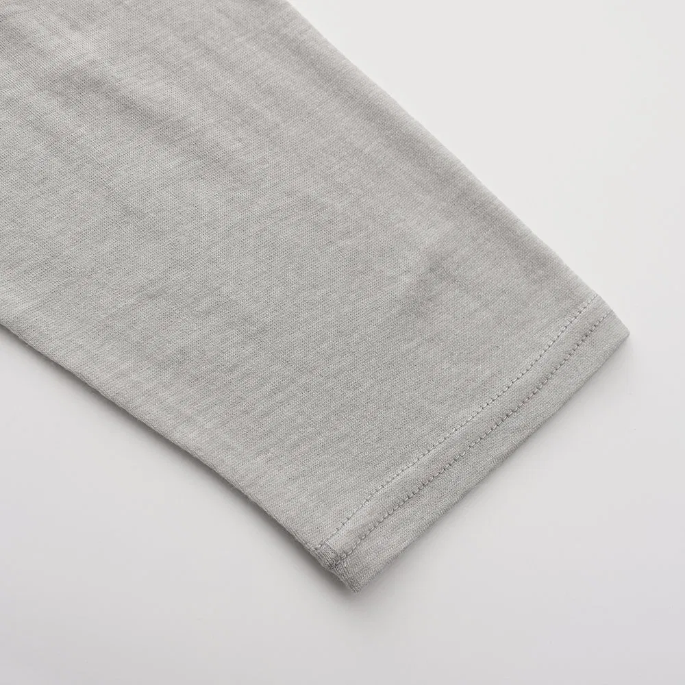 Outdoor Running Breathable Merino Wool Men's Base Layer Pullover