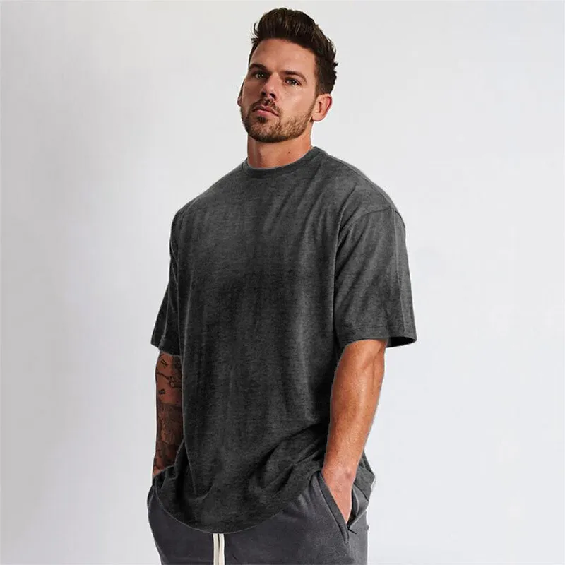 Wholesale Men Customized T-Shirt Clothes Casual Breathable Comfortable Short-Sleeved Sportswear