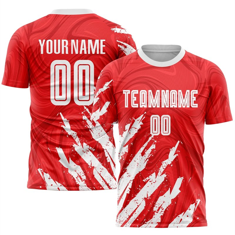 Custom Hot Club Logo Design Sportswear Clothing Dry Football Jersey Men Training