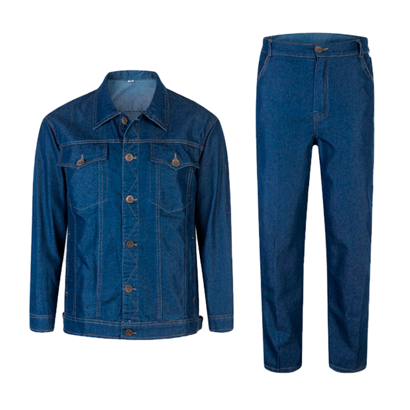 Comfortable Plus Size Construction Uniform Denim Work Wear Clothes Workwear Store Worker Jeans Pants for Men Women
