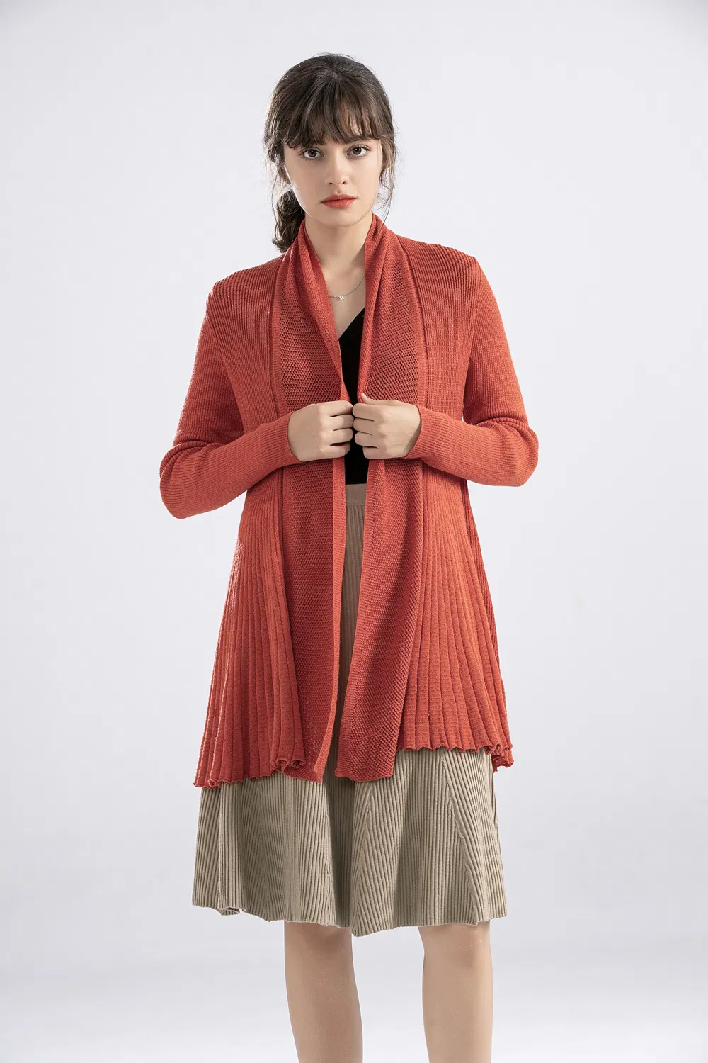 2025 Hot Sale Women's Winter Sweater Cardigan - Yarn Dyed Leisure Wear