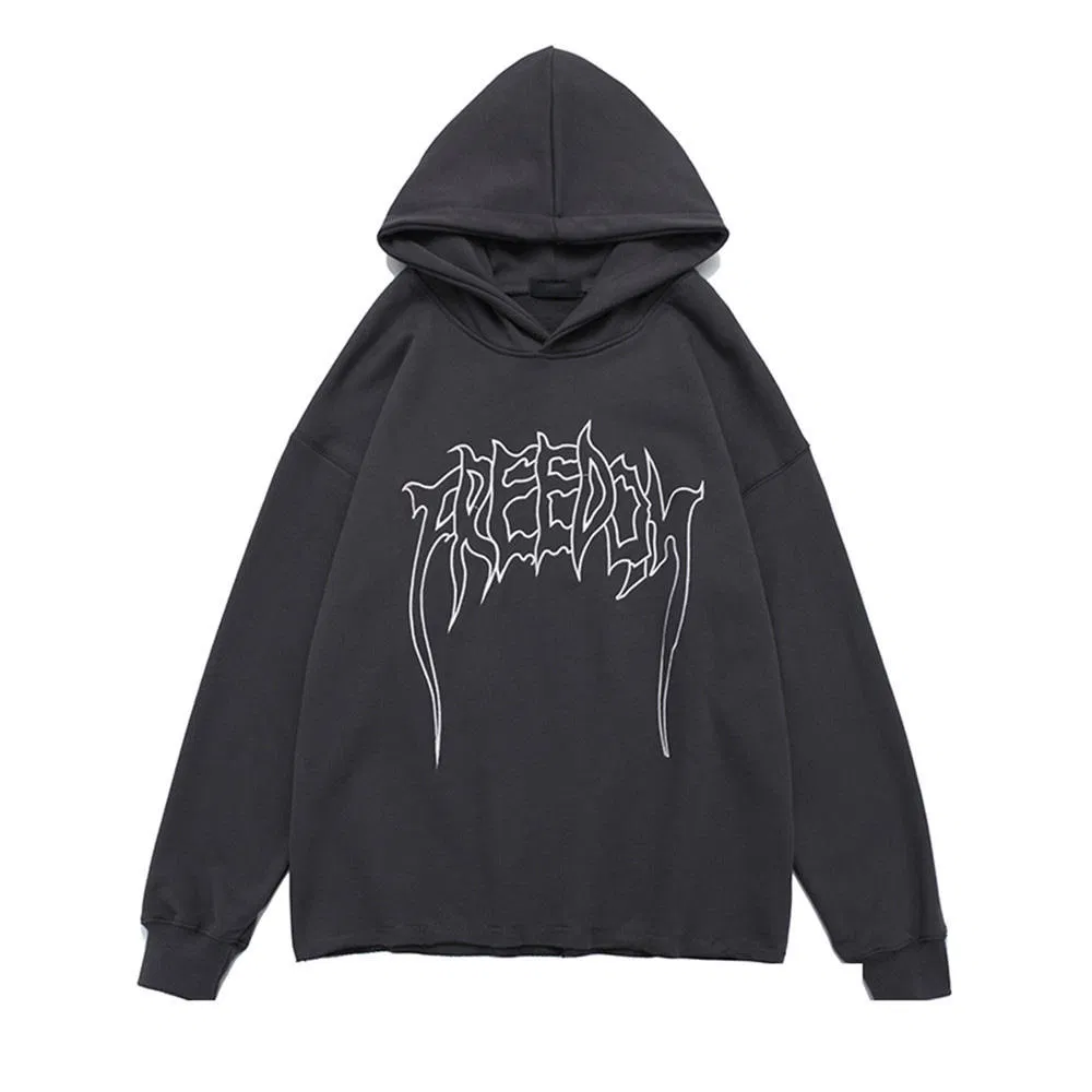 New Style Streetwear Fashion 100% Cotton Thick Custom Embroidery Logo Oversized Drop Shoulder Hoodies Men