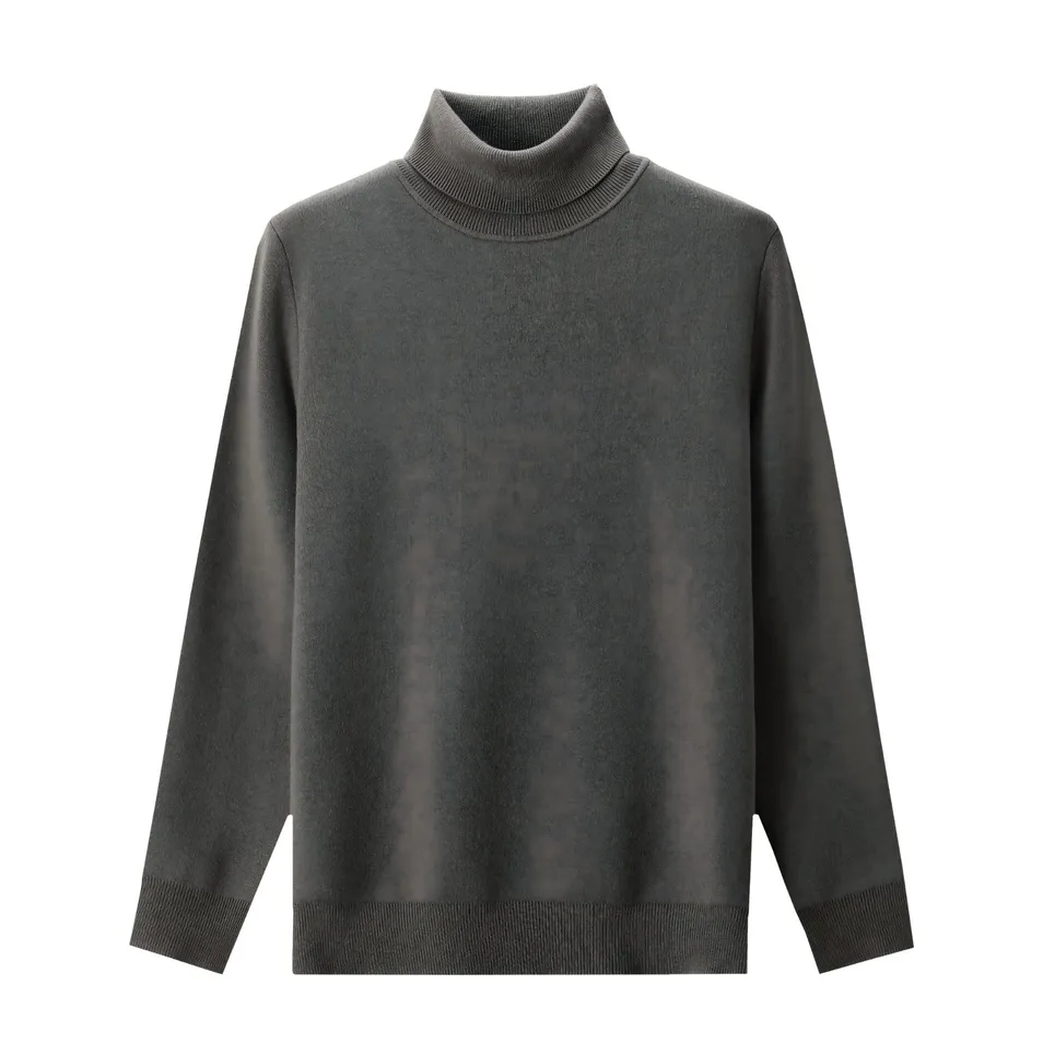 Men's Turtleneck Sweater Detail 2