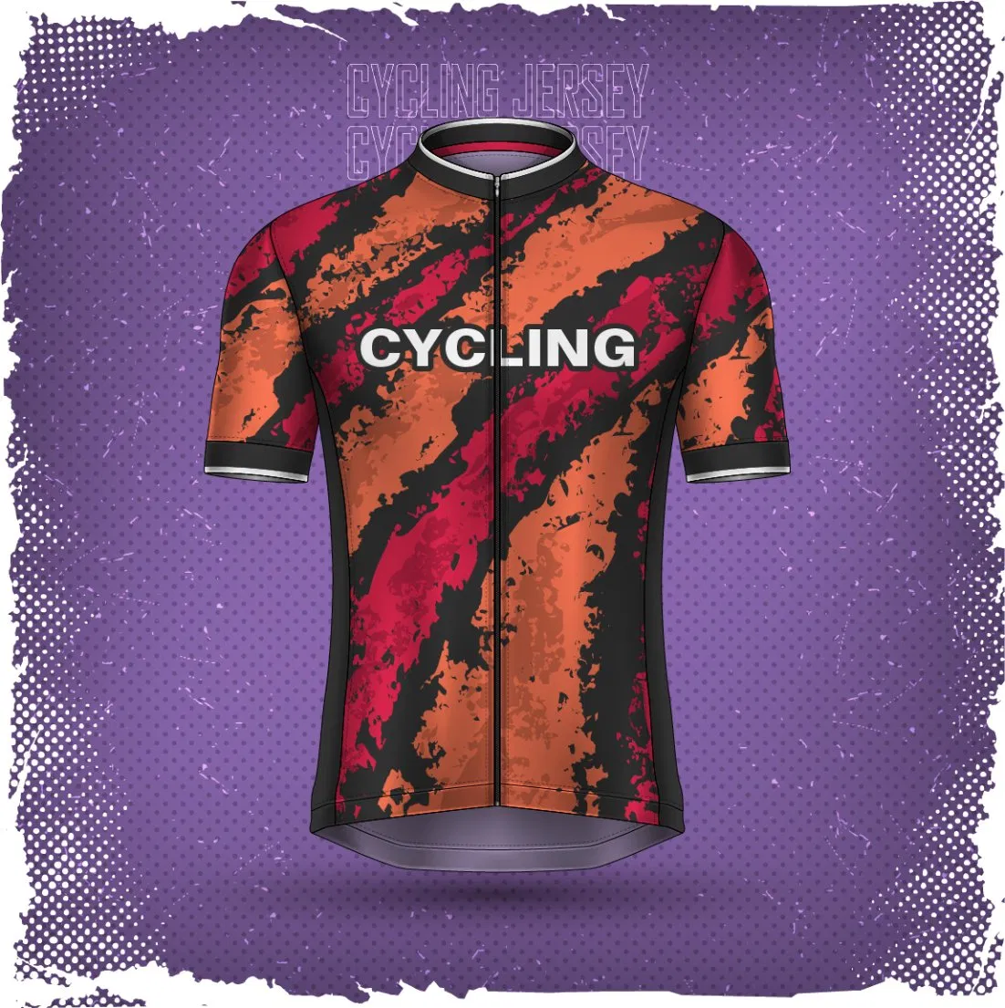 Manufacturer Custom Sportswear Suit Bike Clothes Bicycle Clothes Plus Size Lightweight Cycling Jersey for Men