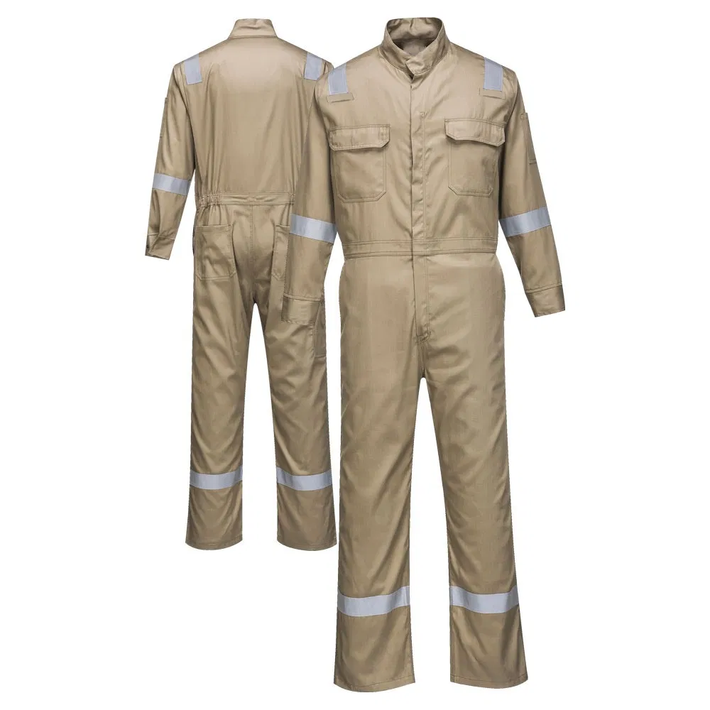 Men Plus Size Custom Fire Retardant High Visibility Work Clothes for Construction Workers