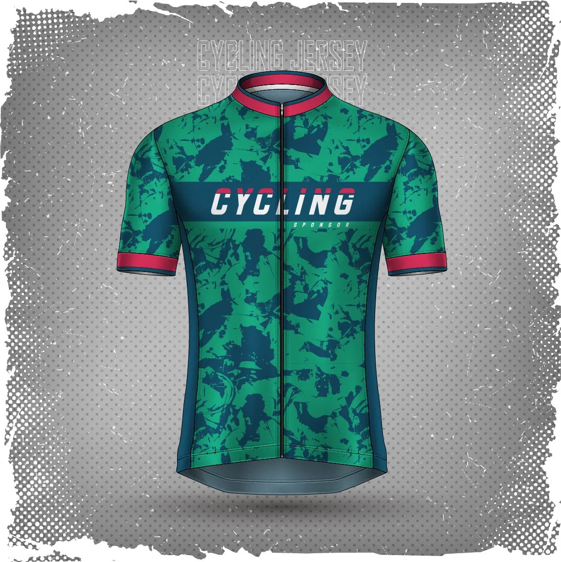 Manufacturer Custom Sportswear Suit Bike Clothes Bicycle Clothes Plus Size Lightweight Cycling Jersey for Men