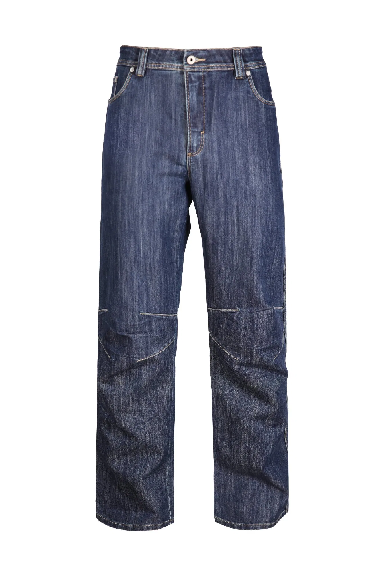 Men's Wear-Resisting Classic Denim Cowboy Jeans Workwear Trousers