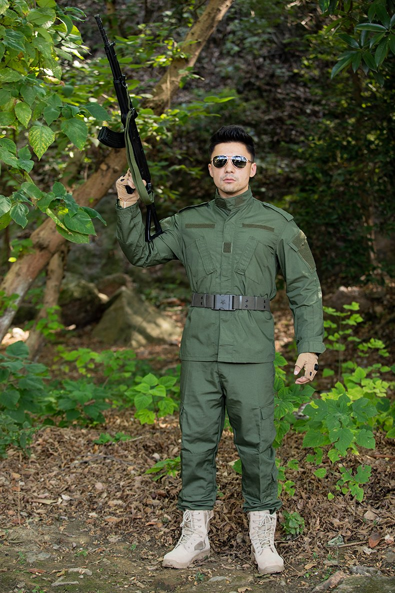 Autumn / Winter High Quality Wholesale Factory Green Combat Camo Ceremonial Hunting Tactical Workwear for Men Clothes Acu Uniform