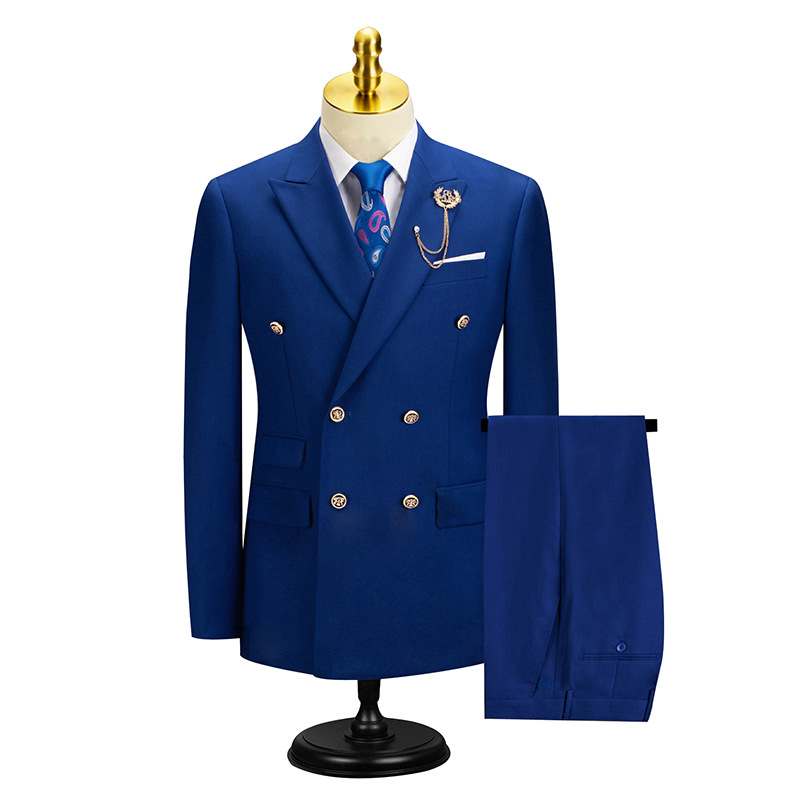 Custom Mens Business Suits Slim Fit 2 Piece Tuxedo Groom Wedding Suits for Men Custom Blazer 2 Pieces (jacket +pant)