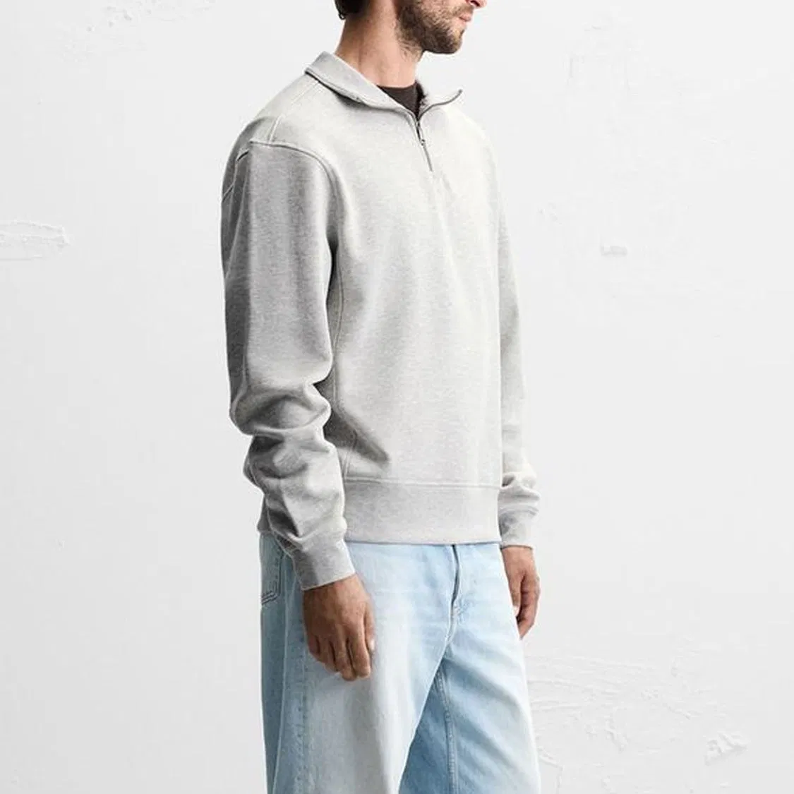 Custom Streetwear Wholesale Printed Cotton Drop Shoulder Essentials Hoodie Sweatshirt Men
