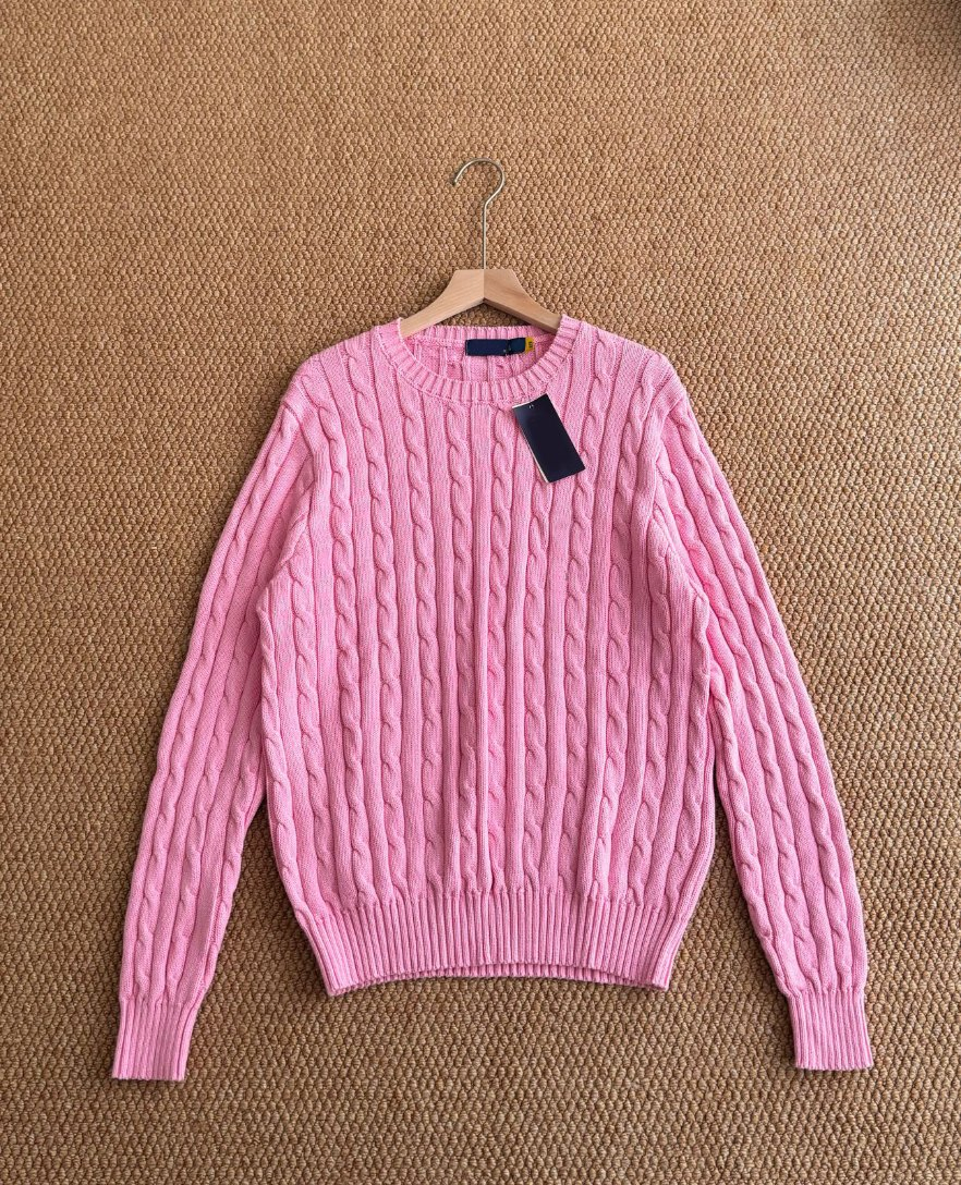 Dropshipping New Lt High Quality Fall Winter Round Neck Men's Knitwear Macaron Color System Cotton Custom Logo Men's Knit Jumper Sweater