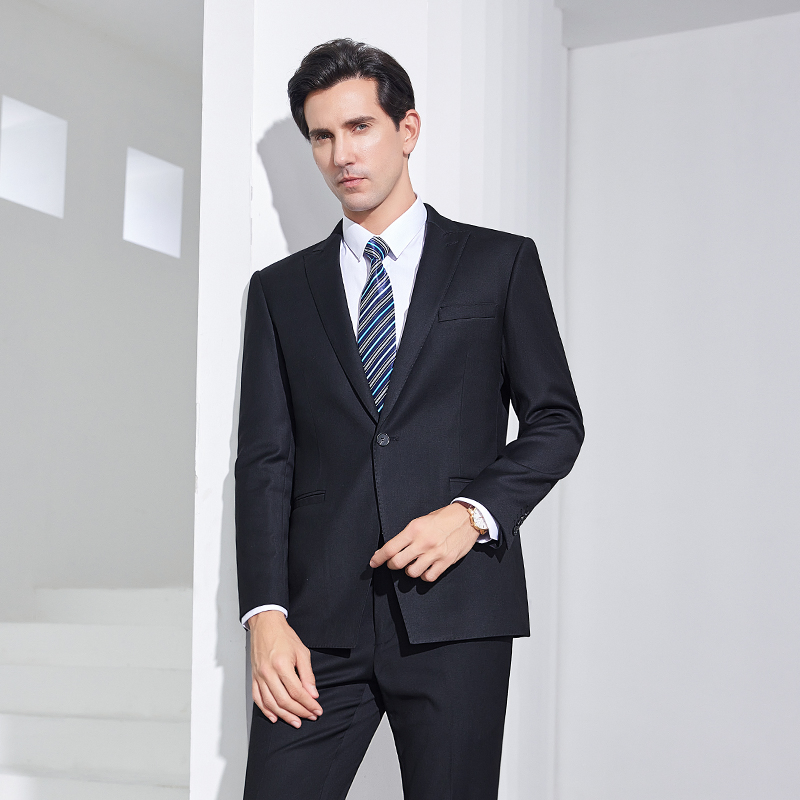 Fashion High Luxury Men's Bamboo Fiber Micro Elastic Business Suit