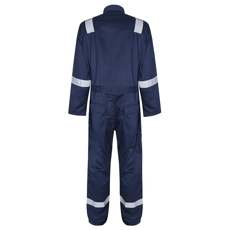 Factory Wholesale Polyester Coverall OEM Custom Logo Safety Overall Men's Labor Workwear Uniform