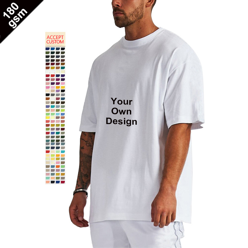 Wholesale Men Customized T-Shirt Clothes Casual Breathable Comfortable Short-Sleeved Sportswear