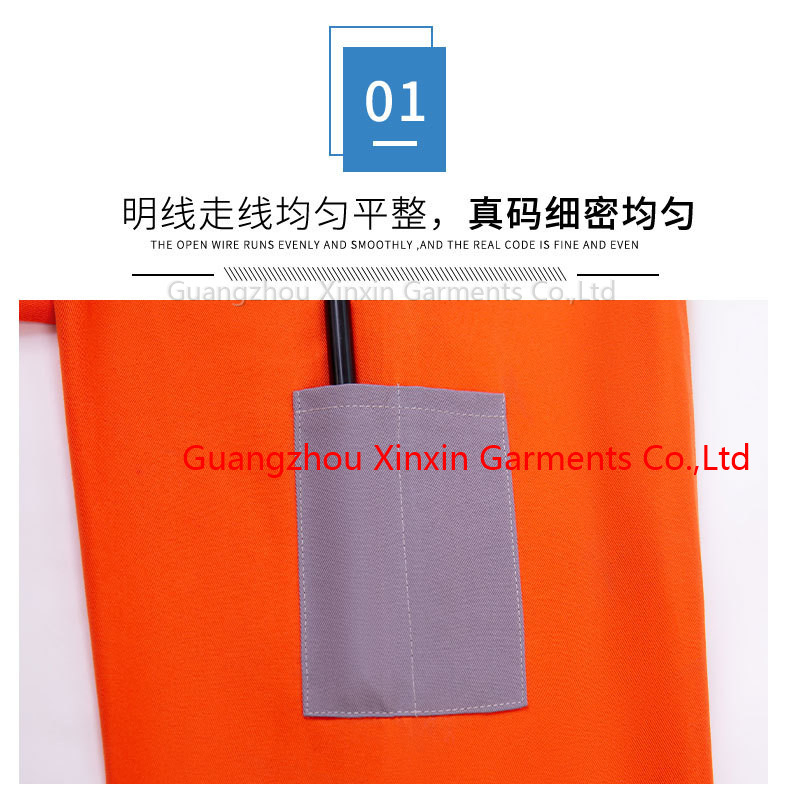 Working Clothing Men Women Contrast Color Jacket Pants Autumn Winter Welding Suit Workshop Coveralls Workshop Uniforms Sets W2209-4