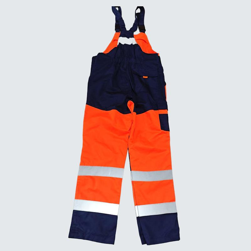Reflective Safety Cargo Pants for Men Hi Vis Workwear Winter Warm Trousers Heavy Duty Style Safety Clothing