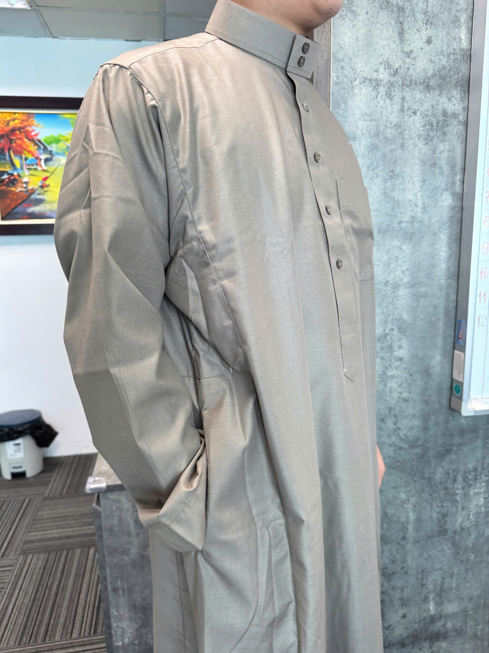 Hot Traditional Men's Clothing Male Abaya Islamic Thobe Dress for Muslims Hot Sale Male Muslim Clothes