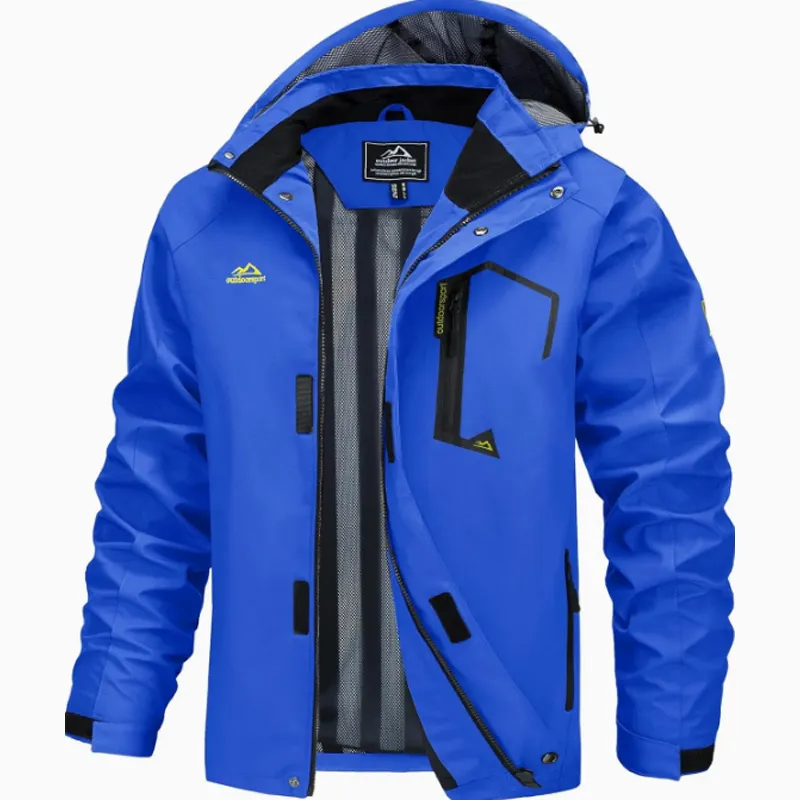 High-Quality Waterproof Windproof and Breathable Outdoor Jacket Same Style Mountaineering Jacket for Men and Women Clothes