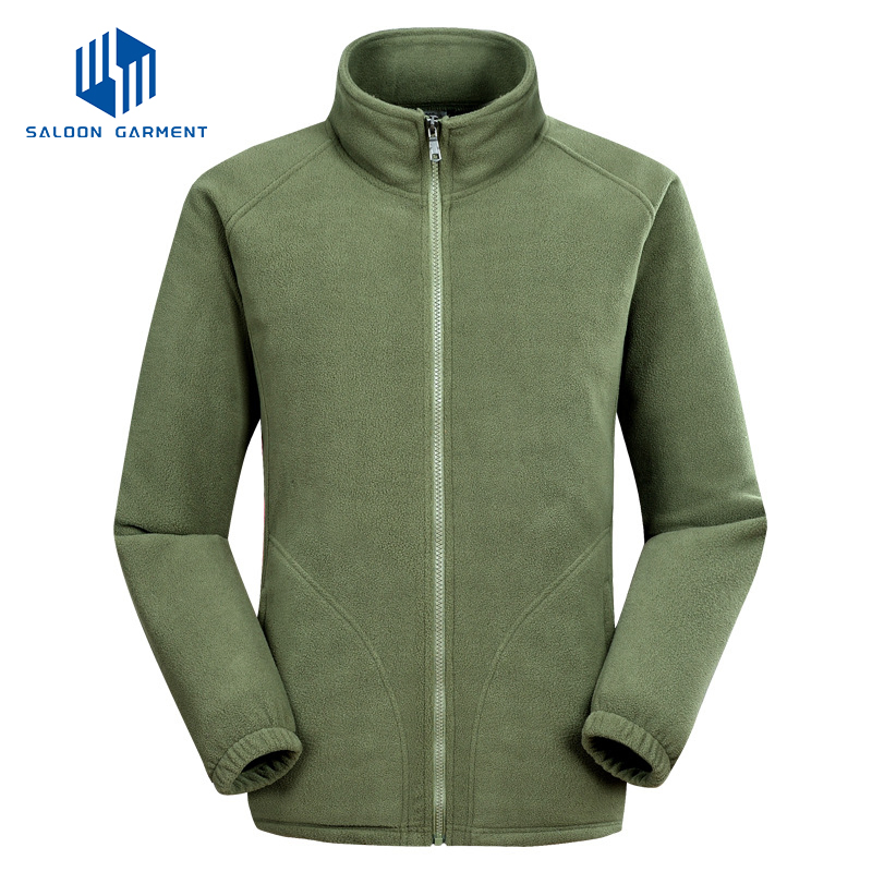 OEM Custom Design Men's Winter Polar Fleece Jacket Outdoor Camping Tourism Coat Plus Size Mountain Climbing Ski Hiking Jackets