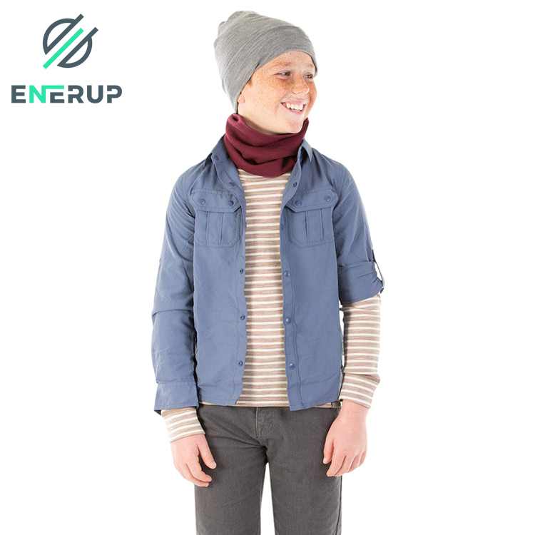 Enerup Kids Clothes Wear Merino Wool Base Layer Thermal Underwear