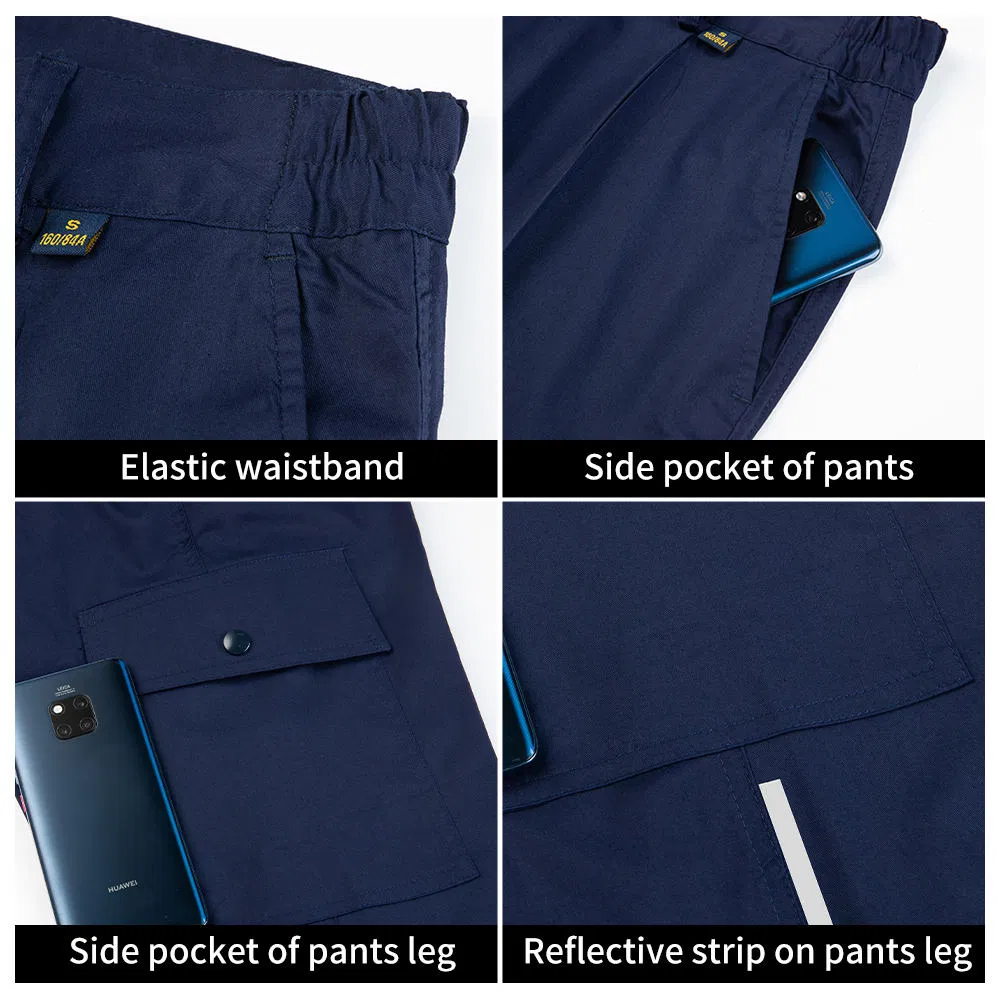 OEM Clothing Manufacturer Work Wear for Men and Women Breathable Cotton and Polyester Short Sleeve Shirts and Pants for Summer