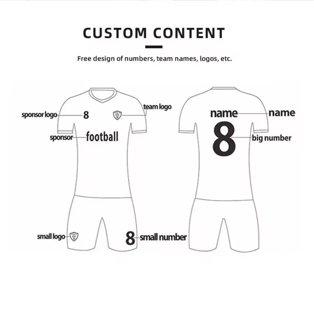 Custom Men's Sportswear Men's Casual Sports Jogger Suits Solid Color Short-Sleeve T-Shirt and Shorts Sets OEM Processing of Various Types of Clothing