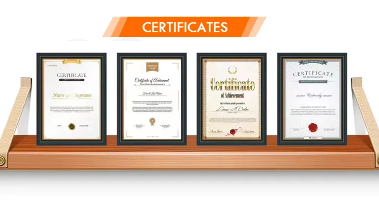 Certifications