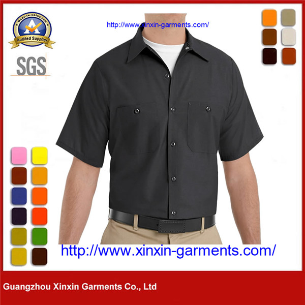 Custom Made High Quality Summer Short Sleeve Working Uniform for Men Workwear (W359)