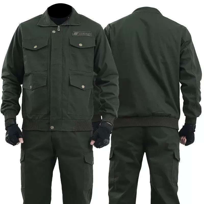Heat Resistance Welding Clothing Men Overalls Workwear Automotive Repair Construction Work Uniform