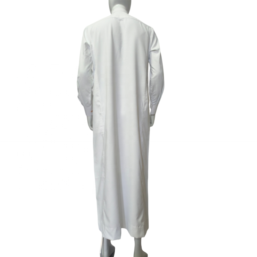 Dubai Men's Modest Traditional Muslim High Quality Long Sleeve Saudi Style Business Thobe Arabic Dress Spring Breathable
