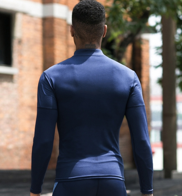 Men's Autumn and Winter Fitness Clothes Long Sleeved Sportswear