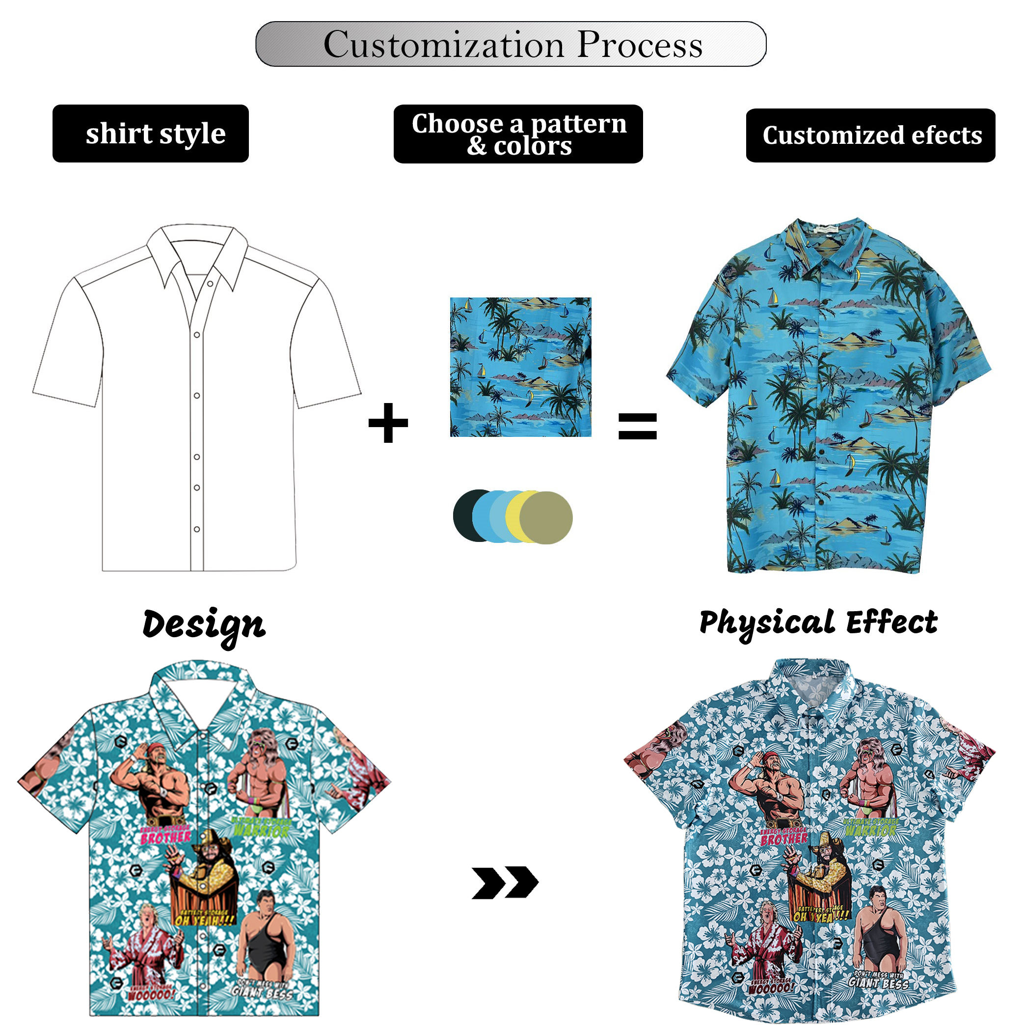 Polynesian Tribal Clothing White Tapa Plus Size Print Custom Hawaiian Shirt for Men Kalo Leaf Hawaiian Shirt