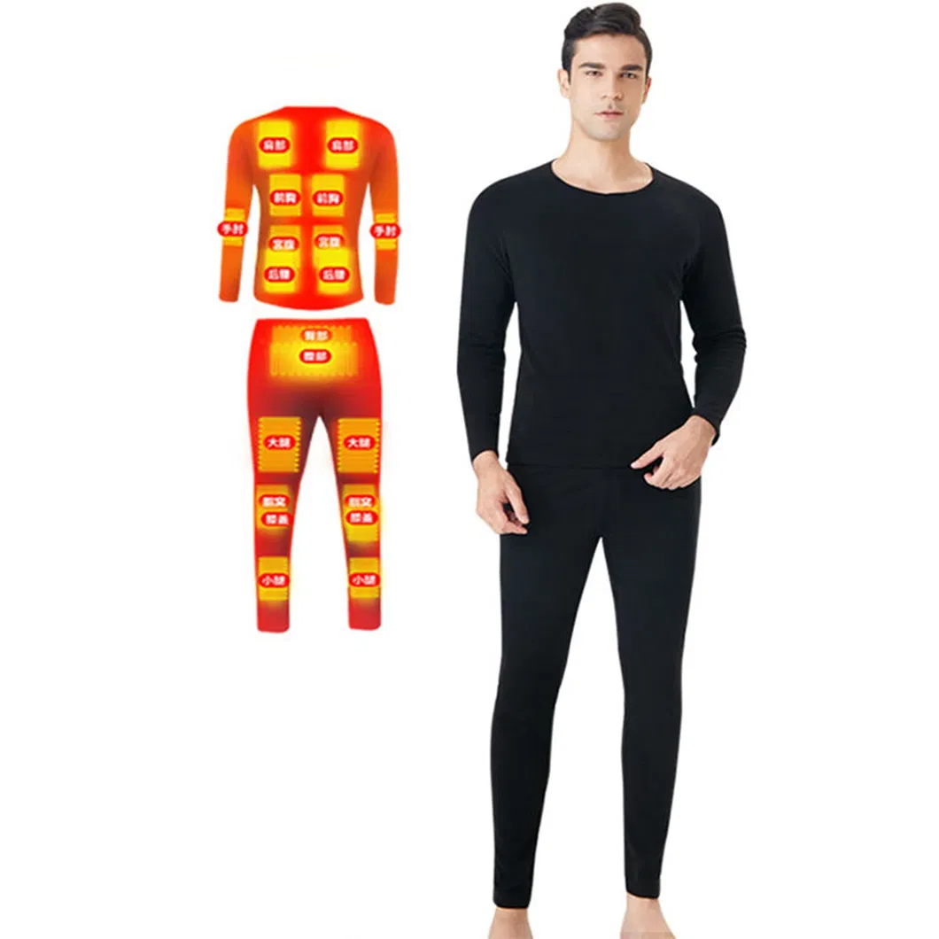 New Arrival Heated Base Layer for Men's Heated Underwear in Cold Winter Thermal Warm Based Layer