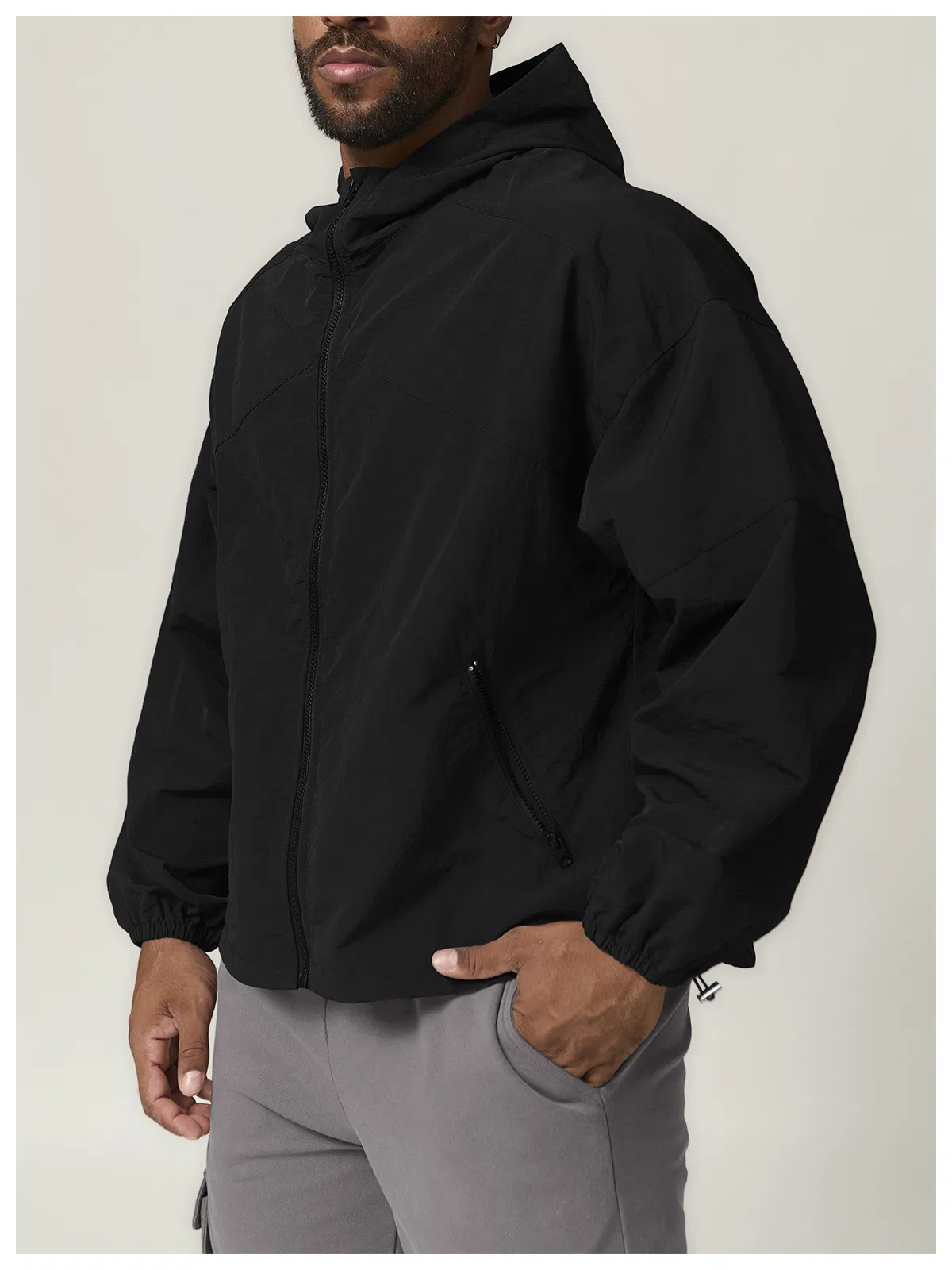 Custom Logos Men's Autumn Outdoor Jackets Sports Wear Zipper Windbreak Gym Casual Running Fitness Tracksuit