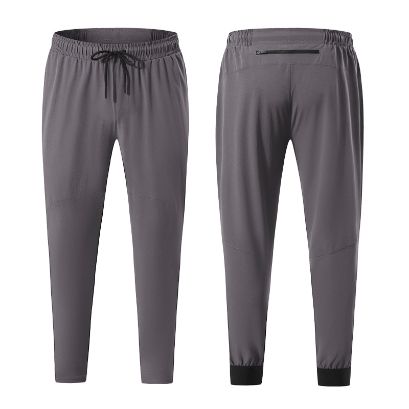 Casual Sports Pants Men Woven Quick-Drying Sweatpants Outdoor Running Fitness Training Wear