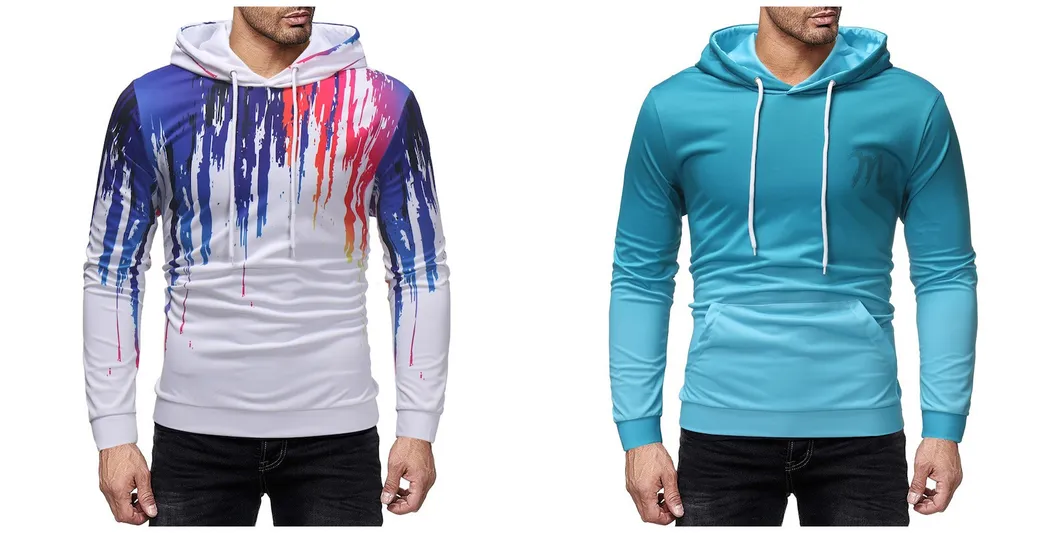 High Quality OEM Lightning Printing Hoodies Sweatshirts Oversized Fleece Sweatshirt Men Streetwear