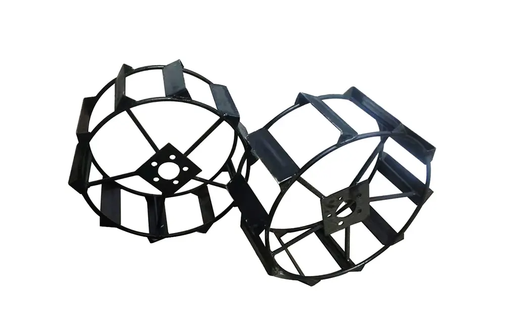 OEM ODM mud wheel cage wheel water field iron wheel