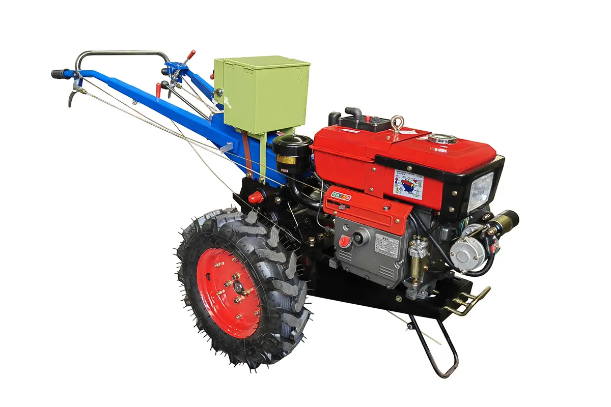 OEM ODM 8/10/11/12 horsepower water-cooled 101 hand-guided tractor with hand-cranked/electric start for multiple uses