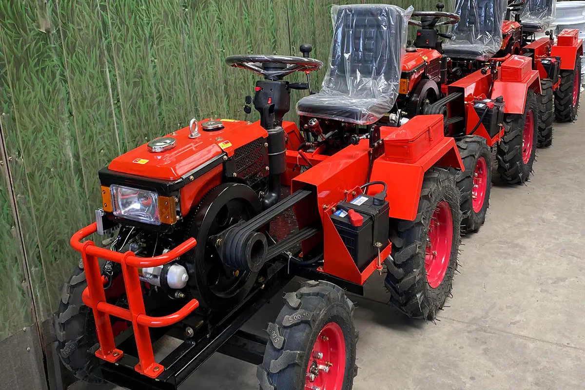 OEM OEM/ODM 12HP Air-Cooled Electric Start Mini Four-Wheel Tractor – Multi-Functional Machine Suppliers, Manufacturers