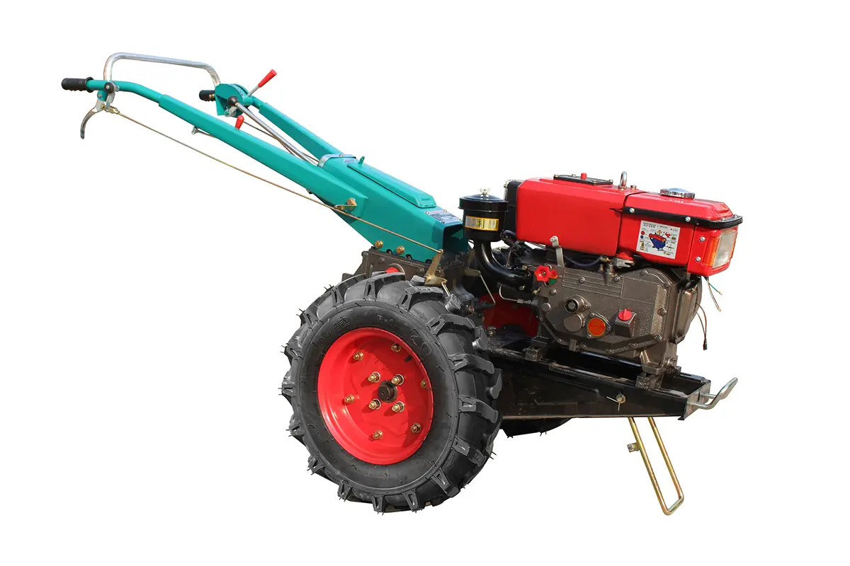 OEM ODM 8/10/11/12 horsepower water-cooled 101 hand-guided tractor with hand-cranked/electric start for multiple uses