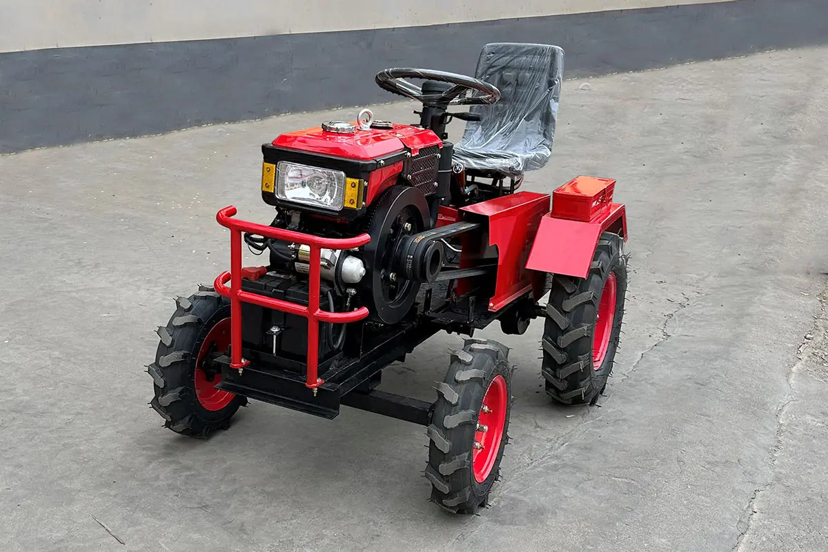 OEM OEM/ODM 12HP Air-Cooled Electric Start Mini Four-Wheel Tractor – Multi-Functional Machine Suppliers, Manufacturers