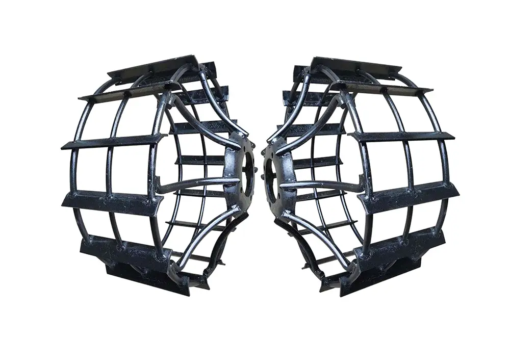 OEM ODM mud wheel cage wheel water field iron wheel