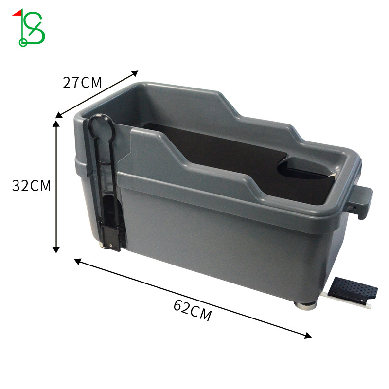 Golf Driving Ball Launcher Semi-Automatic Dispenser Machine Plastic Golf Ball Range Equipment No Power Electricity Required