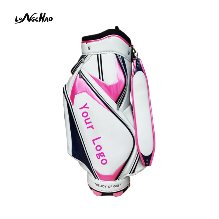 Factory Custom High Quality Golf Bag Leather Waterproof Staff Golf Bag