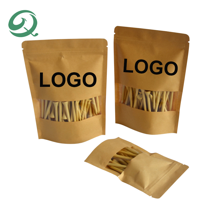 Professional Natural Bamboo Golf Tees Logo Custom Friendly Biodegradable Material Durable Wooden Golf Tees