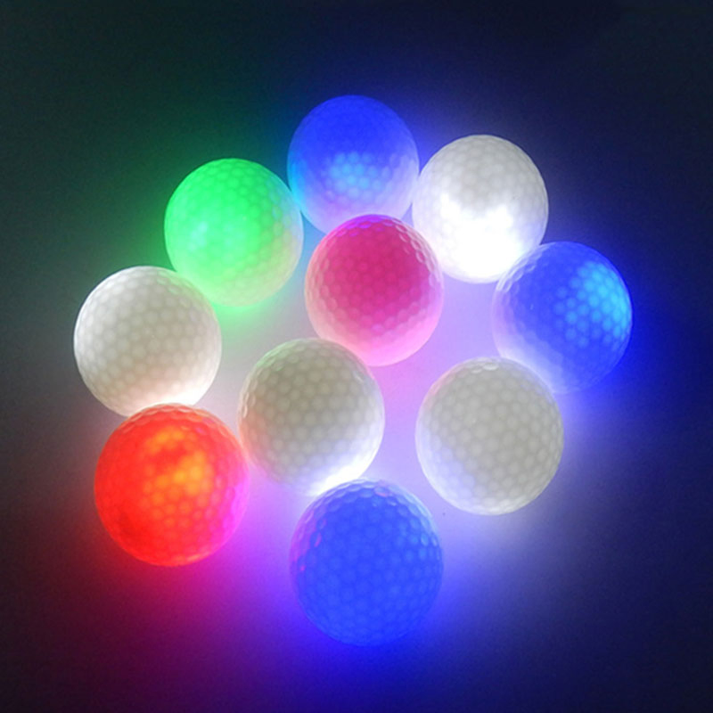 Night Training Reusable Glow in Dark Electronic Golf Practice Balls