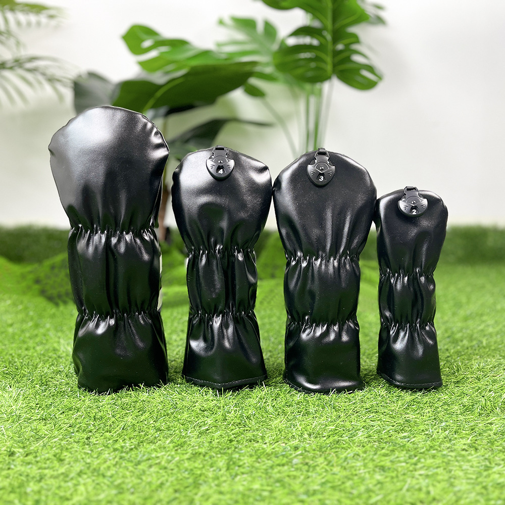 High Quality PU Golf Club Headcover Factory Stock Delivery Within 5 Days Accept Custom Free Designs Golf Accessories