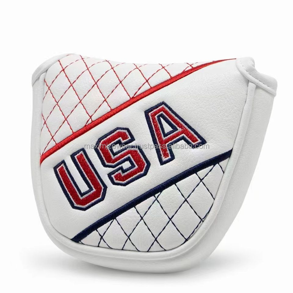 Wholesale Factory OEM Custom logo Embroidery Golf Head Covers High Quality Golf Driver Headcover Club